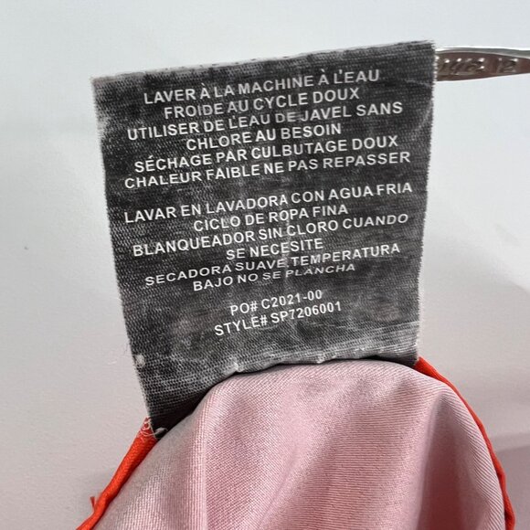 ONeill Mens Mid-Length Board Shorts Size 32 Orange/Blue Striped Drawstring Fit L - Picture 10 of 11